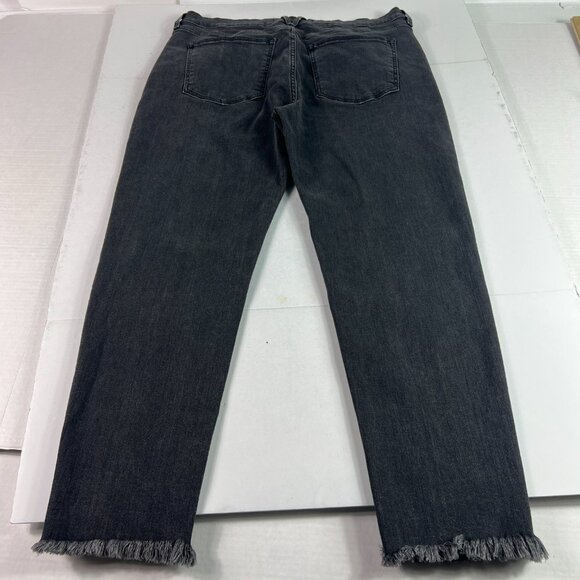 Veronica Beard Jeans Women's 36x27* Benzi Mid Rise Girlfriend Black Denim Tag 32 - Picture 10 of 16